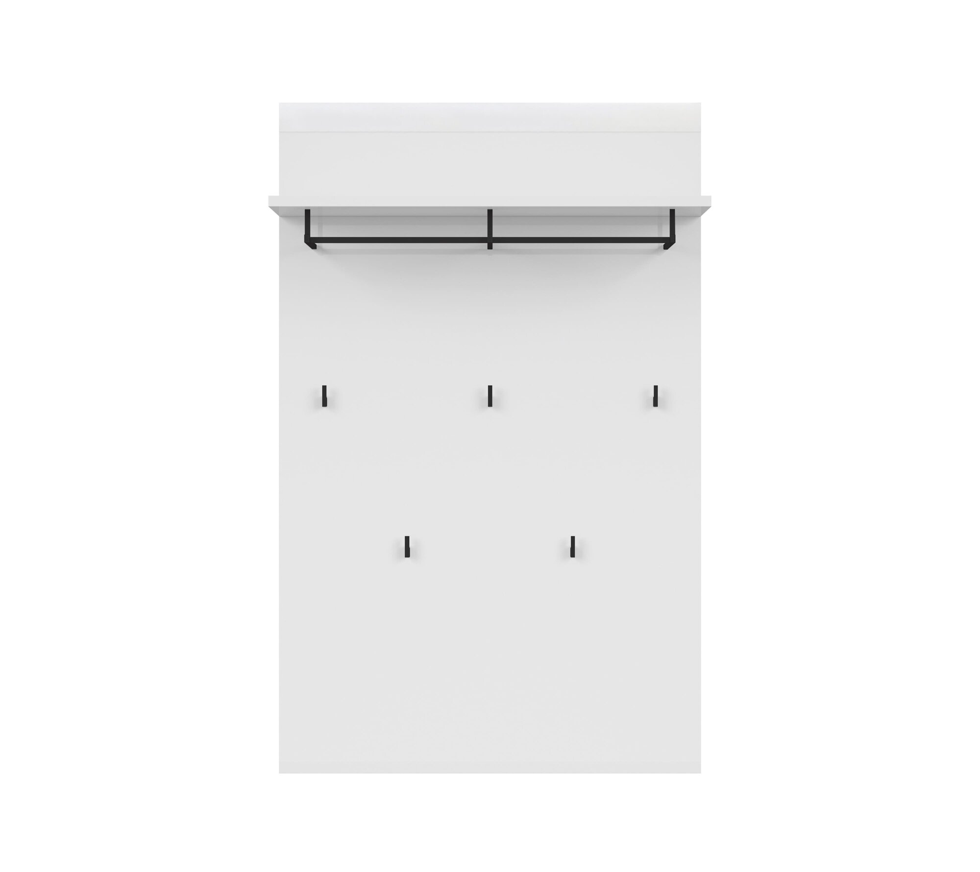 фото Вешалка БРВ Мебель AZTECA M246-WIE/90 Белый блеск