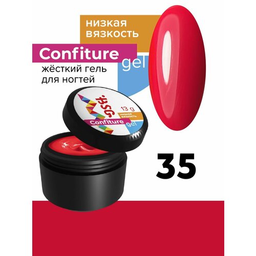 Жёсткий гель для наращивания ногтей BSG Confiture 35
