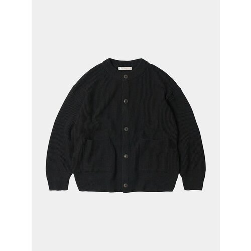 фото Кардиган frizmworks heavy wool round, размер xl, черный