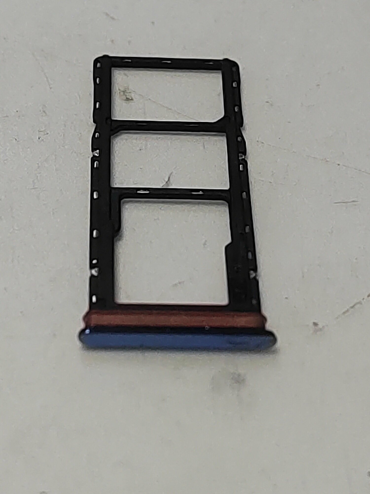 Сим лоток tecno spark 10C синий