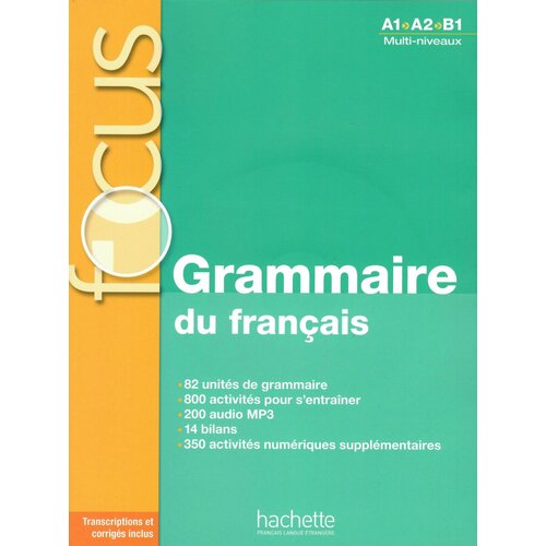 Grammaire du francais + CD + Parcours digital A1-B1