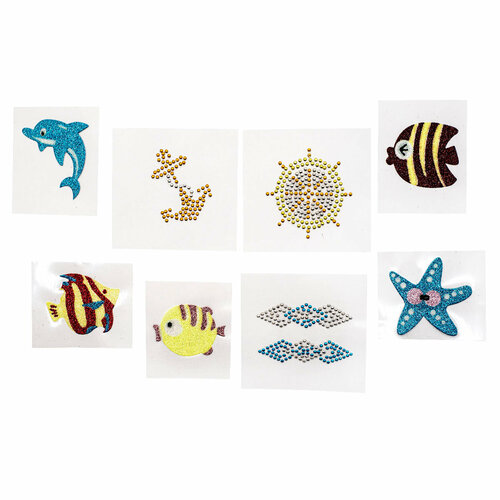 Набор декоративных наклеек со стразами 'Море зовет' набор декоративных наклеек со стразами море зовет astra
