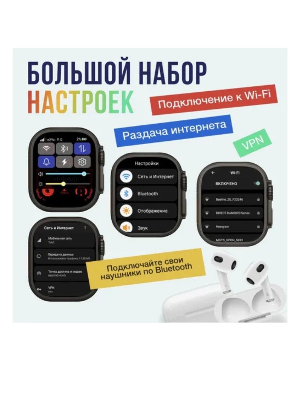 Смарт-часы с SIM-картой X9 Call 2 версия часы смартфон, сим-карта, фотогалерея открывается, социальные сети и просмотр видео, цвет черный