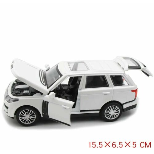 Коллекционная модель внедорожника Land Rover Range масштабная 1:32 (металл, свет, звук ) подарок мальчику