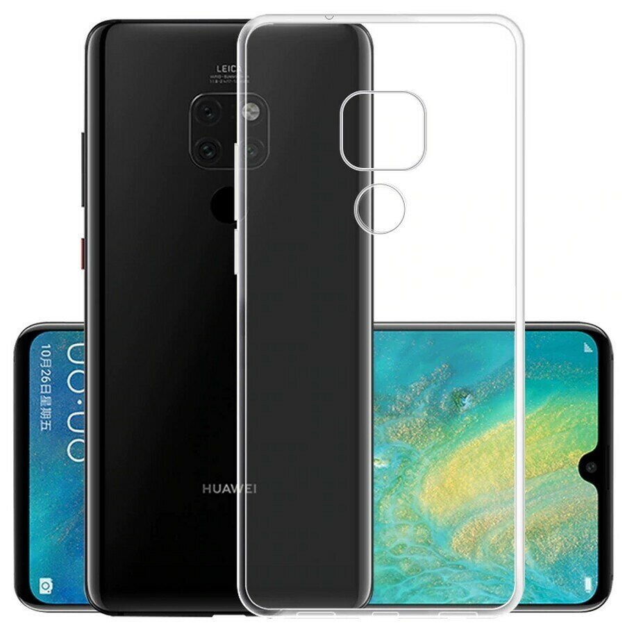 фото Силиконовая накладка 0.6 мм для Huawei Mate 20 Lite прозрачный