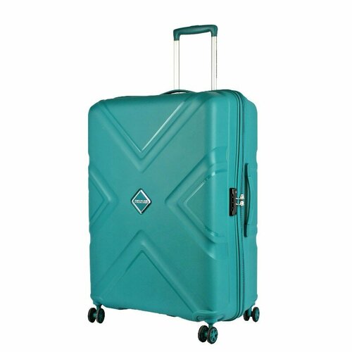 Чемодан American Tourister, 105 л, размер L, зеленый