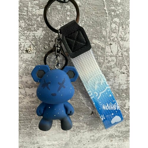 Брелок, синий/белый