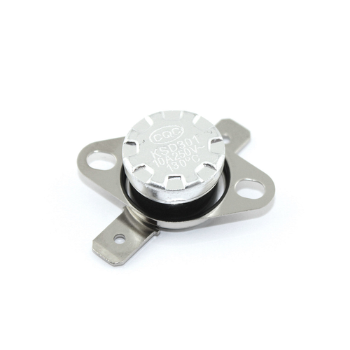 Термостат биметаллический KSD301 10А130 С для духовок нормально разомкнутый 199₽