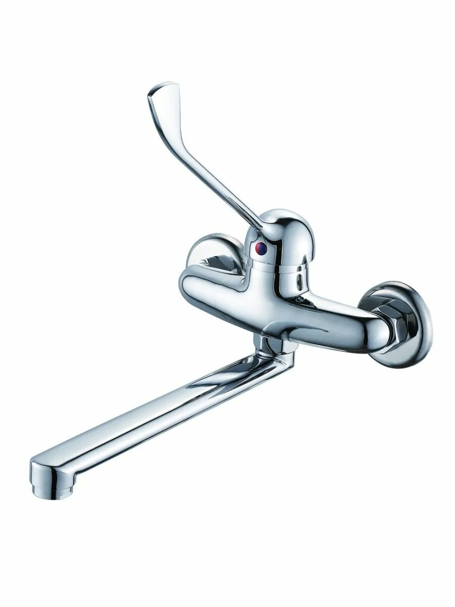 фото Настенный смеситель для раковины, хирургический, поворотный