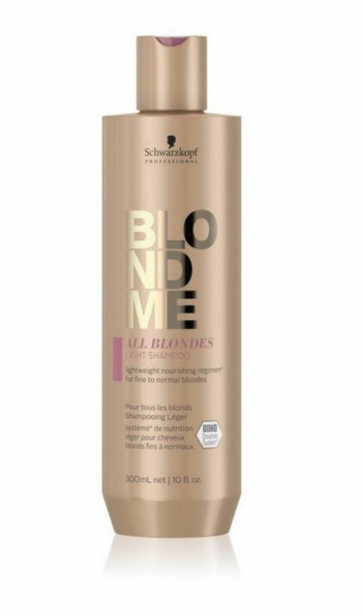 Schwarzkopf BLONDME All Blondes Light Шампунь для тонких волос всех типов блонд 300мл