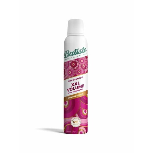 XXL Volume Сухой шампунь для объема волос 200 мл batiste сухой шампунь xxl volume spray для экстра объема волос 120 г 200 мл