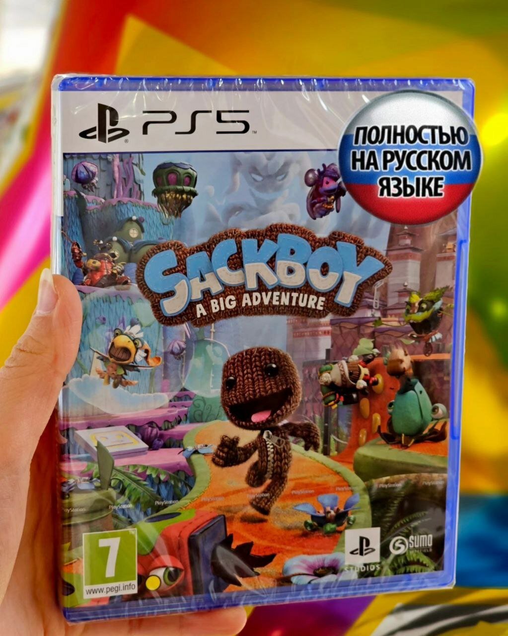 Игра Сэкбой: Большое приключение (Sackboy: A Big Adventure) (PlayStation 5 Русская версия)