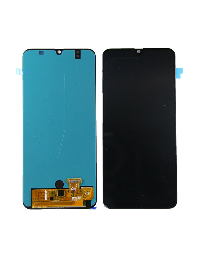 Дисплей для Samsung Galaxy A50 A505F в сборе с тачскрином Черный - (AMOLED)