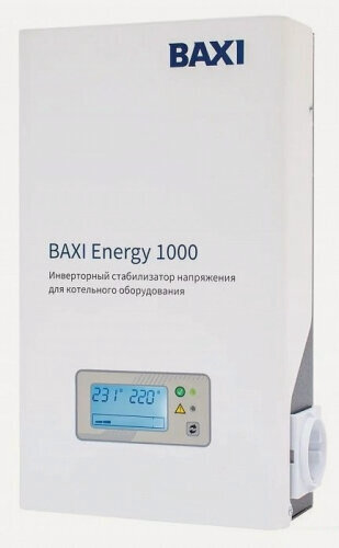 Изображение товара Стабилизатор напряжения Baxi Energy 1000 инверторный для котельного оборудования