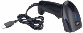 Проводной сканер штрих-кодов YHDAA 2D Wired Barcode Scanner YHD-1100D Black