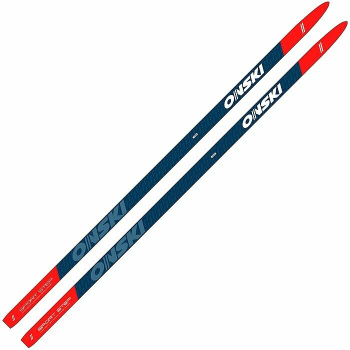 Лыжи беговые ONSKI Sport Step Jr. (синий/красный) (120)