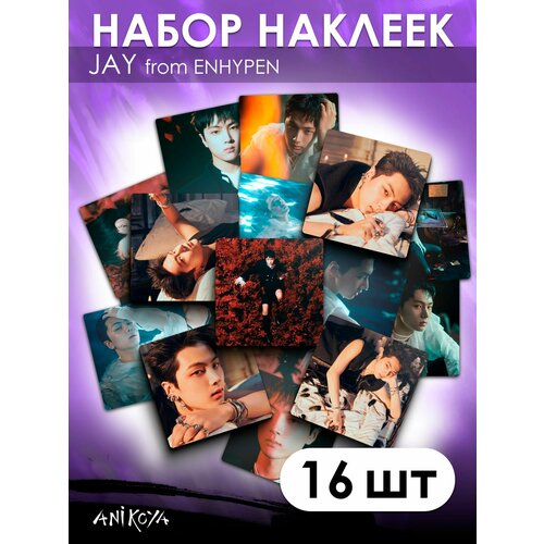 Наклейки k-pop Enhypen Джей Jay 16 шт