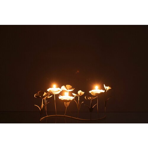 Подсвечник Цветы 48x95x15см 3640₽