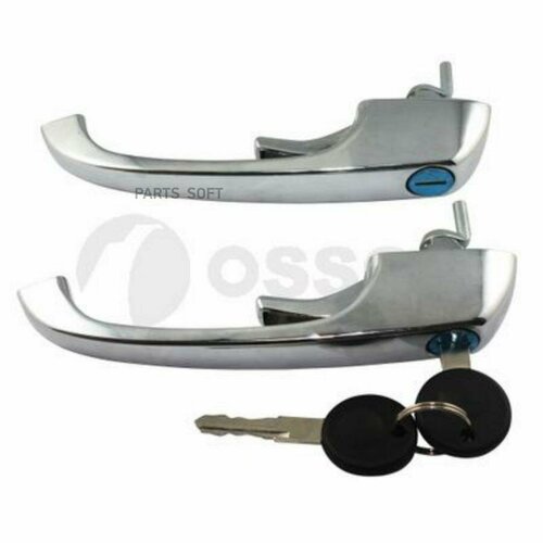 OSSCA 13438 ручка двери DOOR HANDLE KIT, WITH SAME KEYS FOR BOTH DOORS, CHROME, LEFT/RIGHT