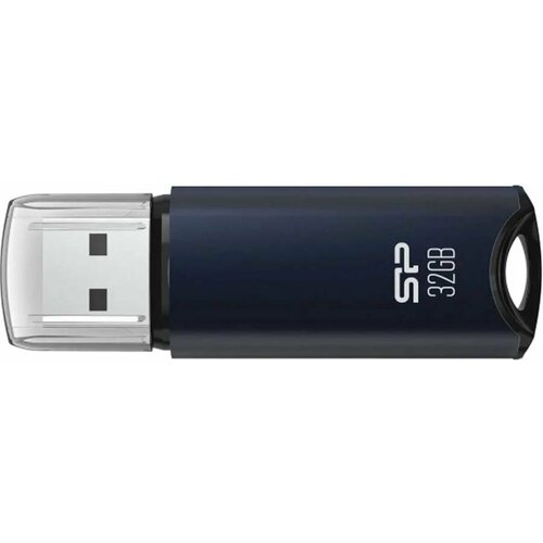 Флешка USB Silicon Power Marvel M02 32ГБ, USB3.0, синий [sp032gbuf3m02v1b]