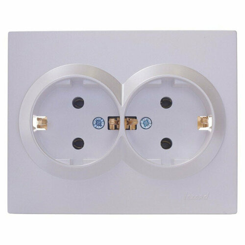 Розетка 2 пост lezard vesna сз пбт жемчужно-белый перламутр 1382₽