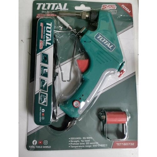 Паяльник с автоподачей припоя TOTAL TET160732 2399₽