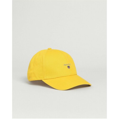 фото Бейсболка gant high cotton twill cap, размер onesize, желтый