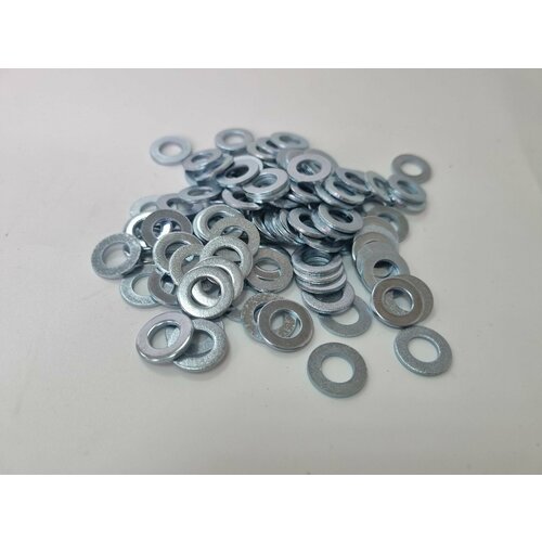 Шайба усиленная М8 плоская OMAX упаковка 50шт оцинкованная сталь 180₽