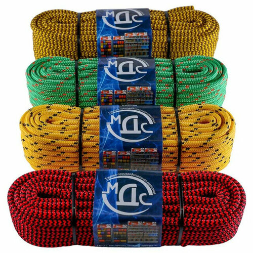 Шнур с сердечником 8мм 20м ПП 24-прядный 2919₽