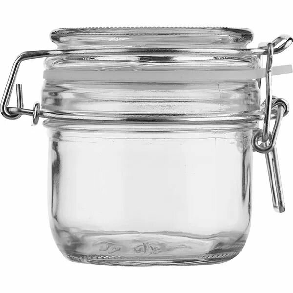 Банка круглая, с крышкой, "Optima" стекло, силикон, 250мл.