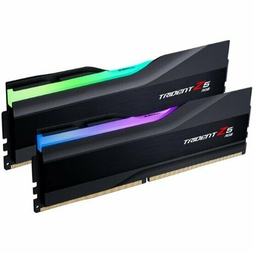 Оперативная память GSKILL DDR5 TRIDENT Z5 RGB 32GB 2x16GB 7600MHz CL36 36-46-46-121 14V Black F5-7600J3646G16GX2-TZ5RK 2390700₽