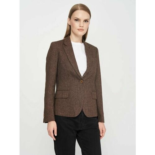 Пиджак GANT, размер 44, коричневый пиджак oxilife размер 44 коричневый