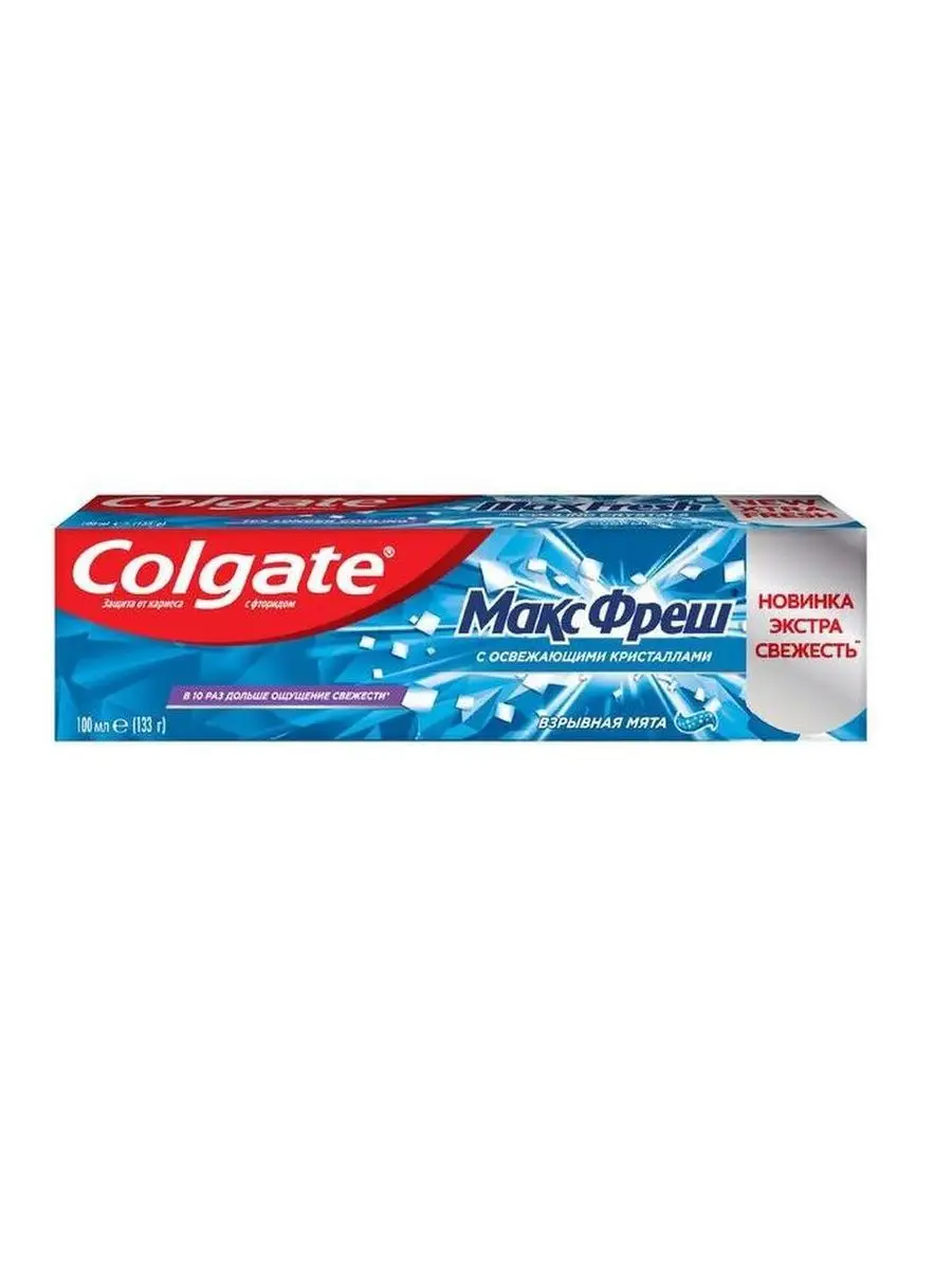 Зубная паста Colgate Макс Фреш Взрывная Мята освежающая, 100 мл.