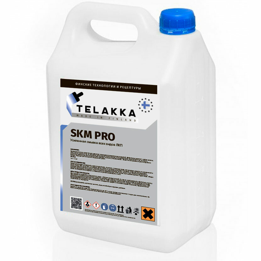Усиленный очиститель краски с металла Telakka SKM Pro, 5кг, канистра