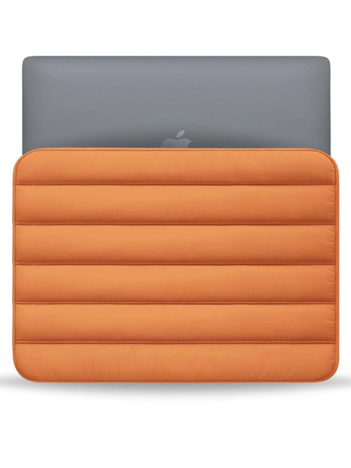 Bustha для Macbook Air/Pro 13"/14" (18/22) чехол Puffer 3.0 Sleeve Nylo/Leather (Mandarin) — фото 1