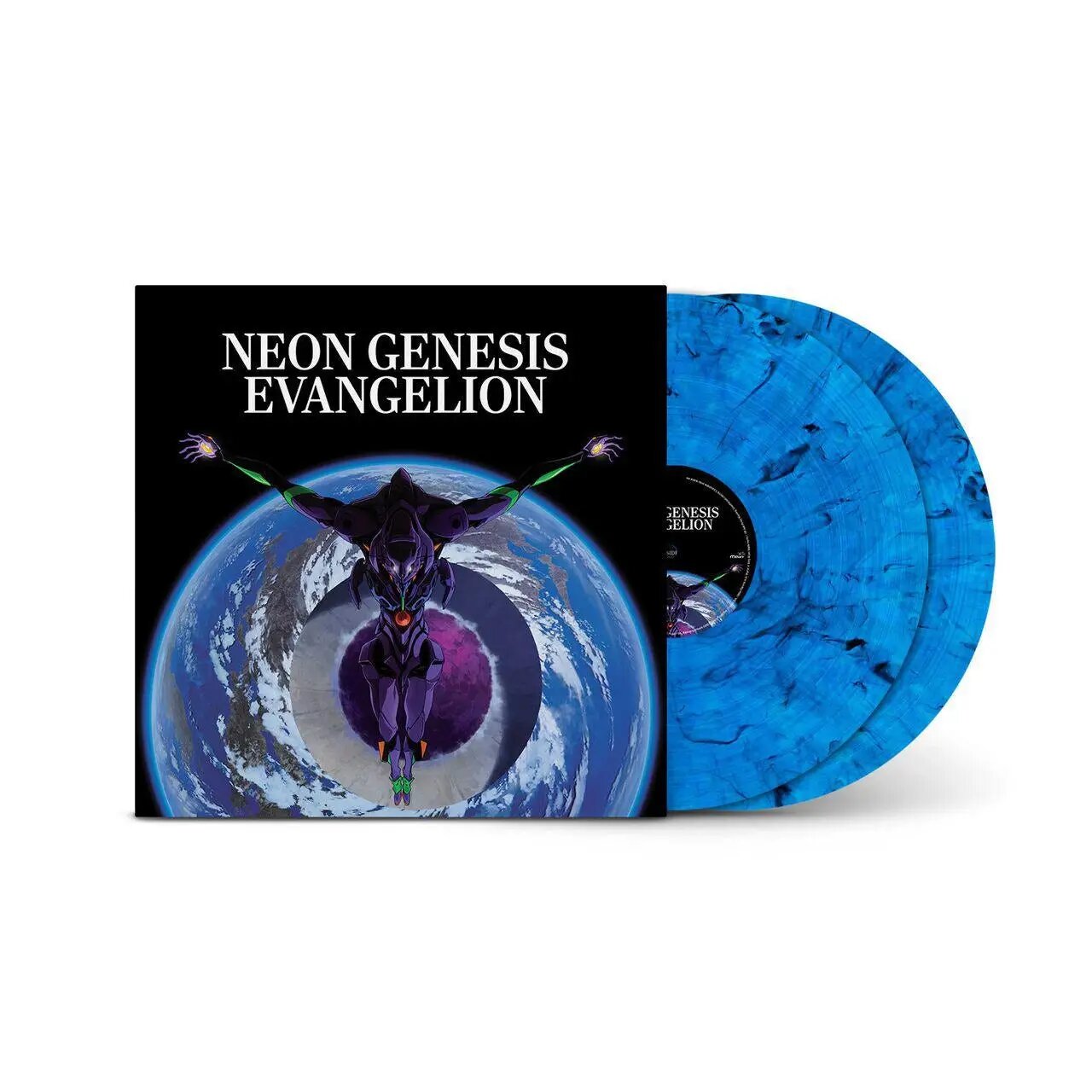 SHIRO SAGISU - NEON GENESIS EVANGELION (2LP blue black marbled) виниловая пластинка
