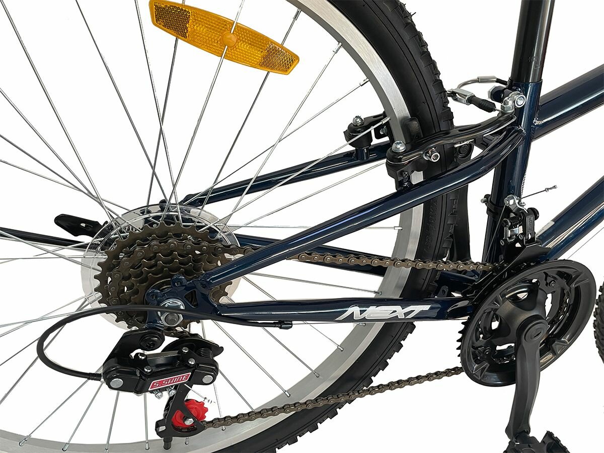 Велосипед горный мужской подростковый NEXTbike N250 24-01 темно-синий - фото №10