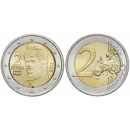 Австрия 2 евро, 2008-2024 XF