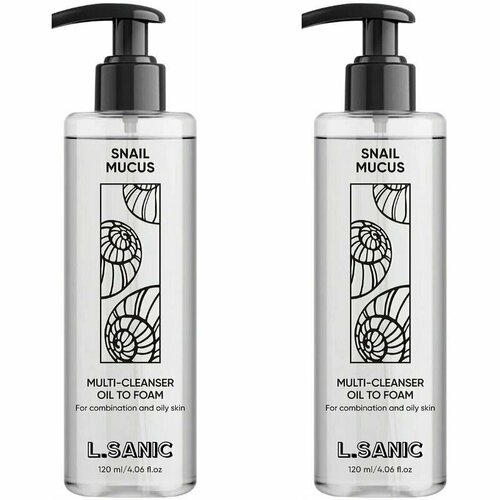 L.SANIC -     Snail Mucus Oil to Foam Cleanser, 120 , 2 