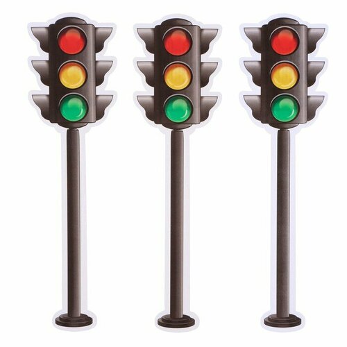 Набор для оформления Городской транспорт 19 деталей А4 1539₽