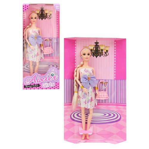 Кукла Aixier Girls 30 см аксессуары в белом платье с ягодами AX168-KR7 695₽