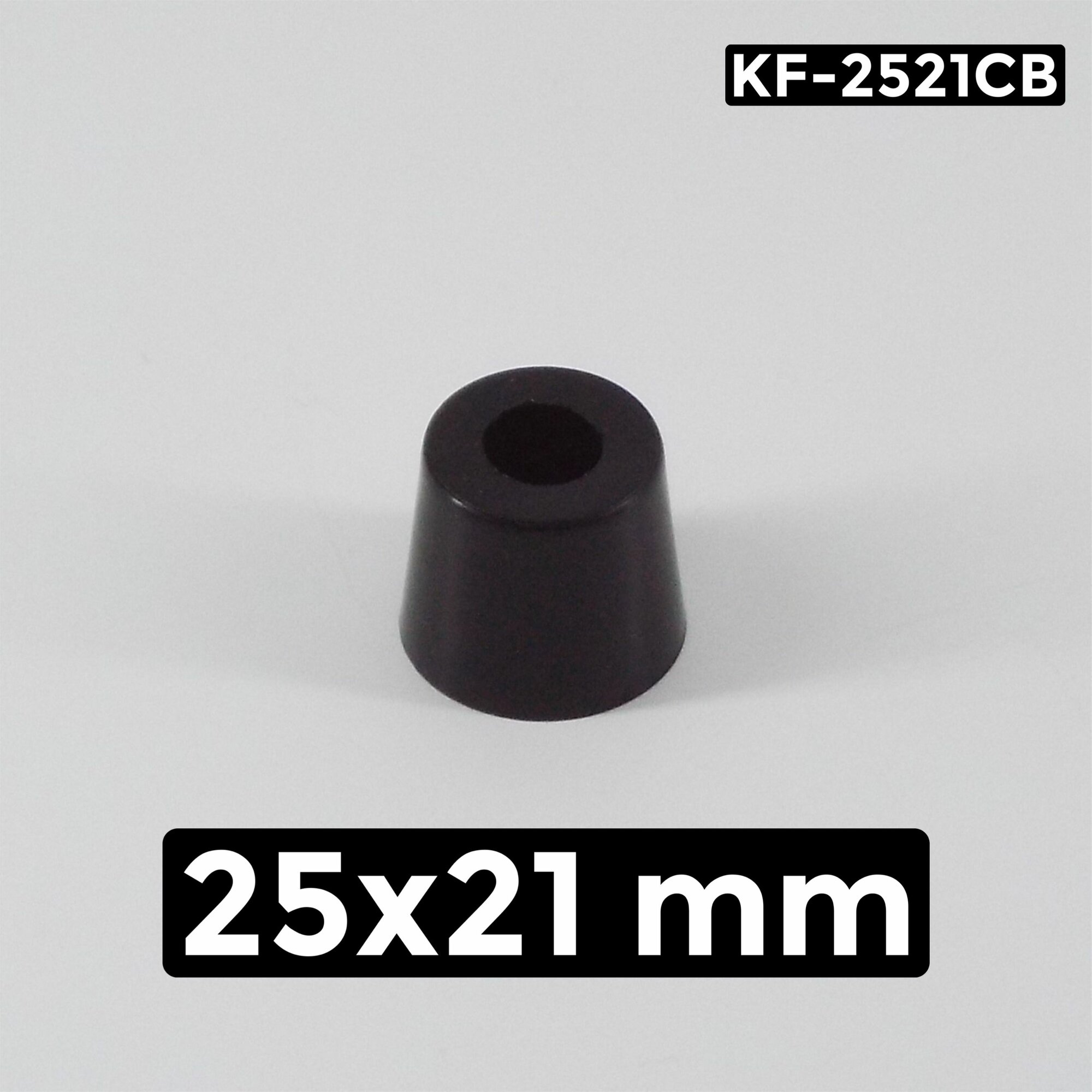 Фурнитура Для Мебели Ножка резиновая, стальная вставка внутри 25х21мм(4шт.). Фурнитура для изготовления ящиков, кофров, кейсов, сундуков