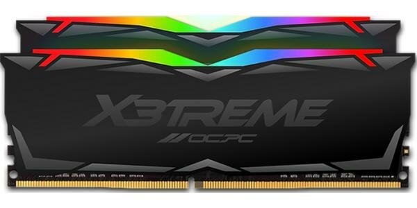 Оперативная память для компьютера 16Gb (2x8Gb) PC4-32000 4000MHz DDR4 DIMM CL19 OCPC X3 RGB MMX3A2K16GD440C19BL