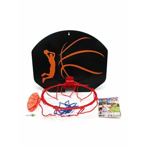 Набор для игры в баскетбол; щит 35х29 см. кольцо 21,5 см, мяч 12 см, игла сталь Shantou Gepai 2088-6H