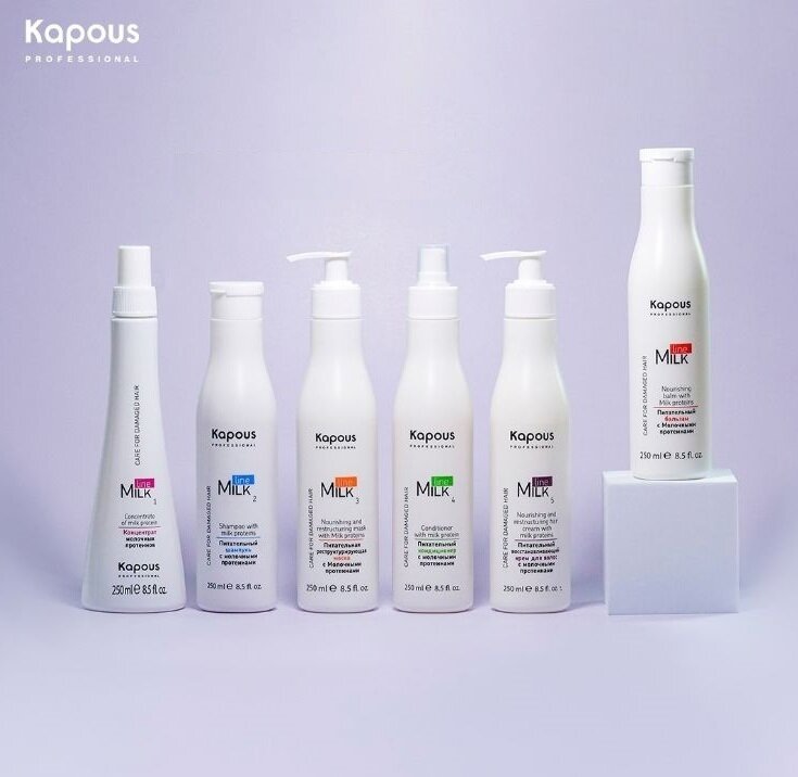 Kapous Professional Концентрат молочных протеинов 1 "" 250 мл (Kapous Professional, ) - фото №8
