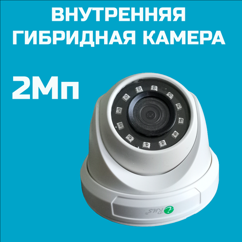 2 Мп мультимформатная камера iRUS-TVI2020D (белая)