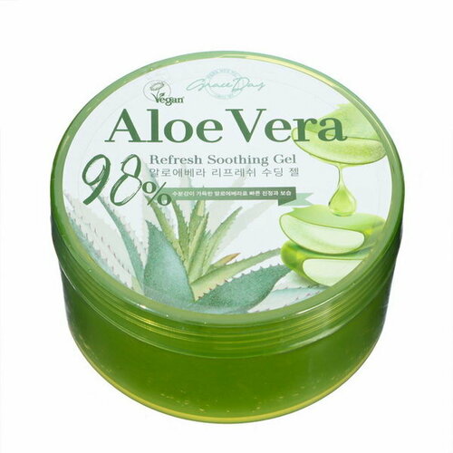 Гель для лица и тела увлажняющий с алоэ 300 мл 550₽