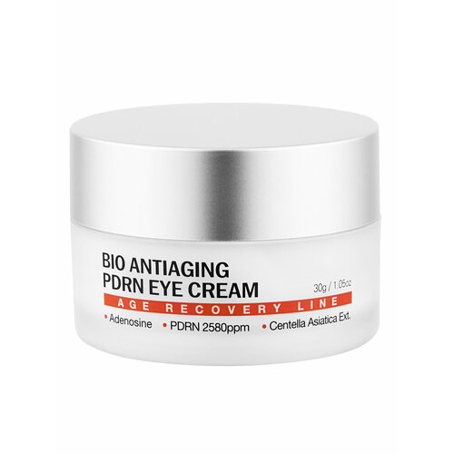 DERMALINE / Корейский крем для глаз увлажняющий антивозрастной против морщин с полинуклеотидами 30 мл / Корейская уходовая косметика премиум класса / Средство увлажняющее для глаз