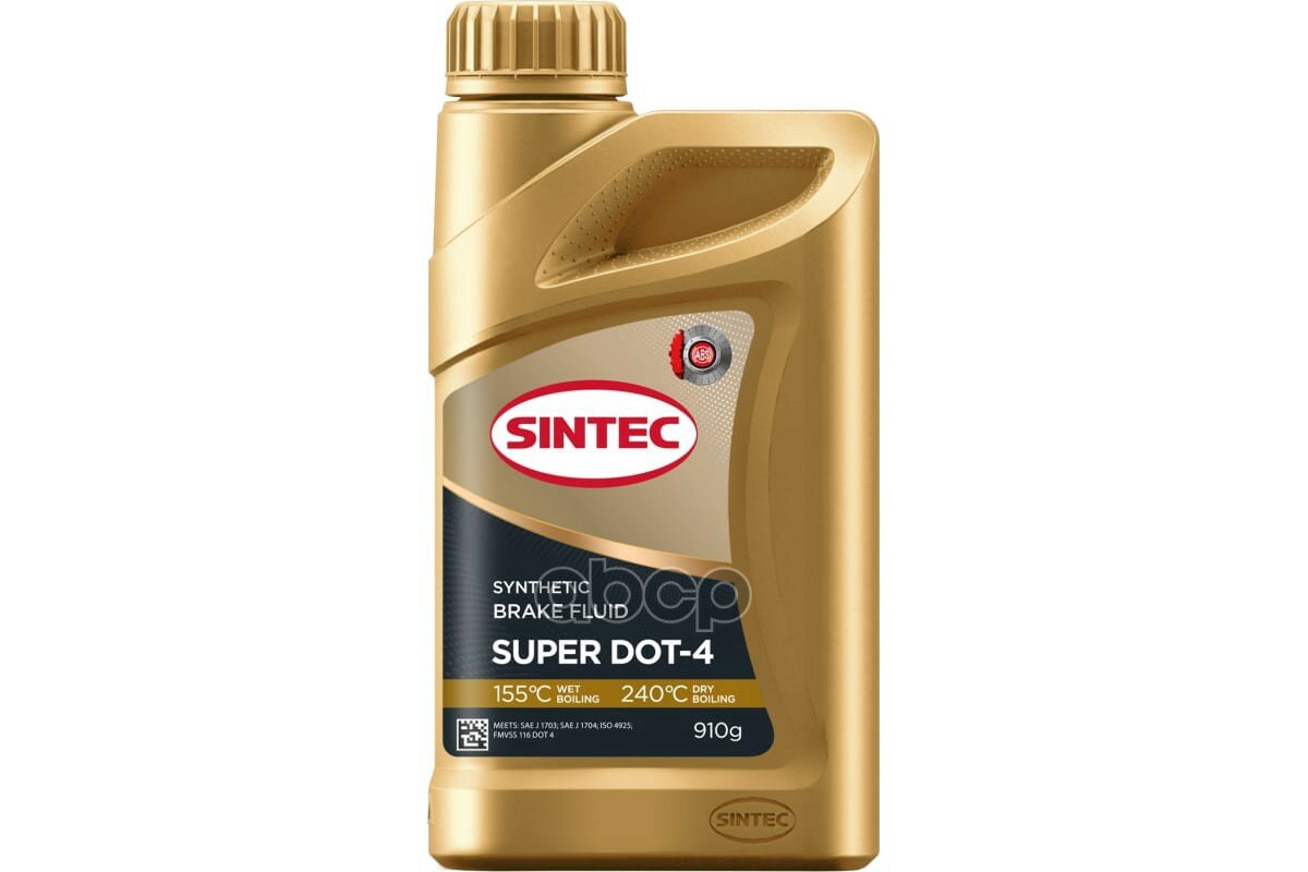 Жидкость Тормозная Sintec Super Dot-4 (Старый Арт. 800735) SINTEC арт. 800737