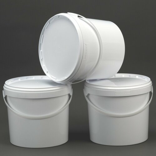 Ведерко с уплотненной крышкой 15л из ПП комплект 3 штуки 1421₽